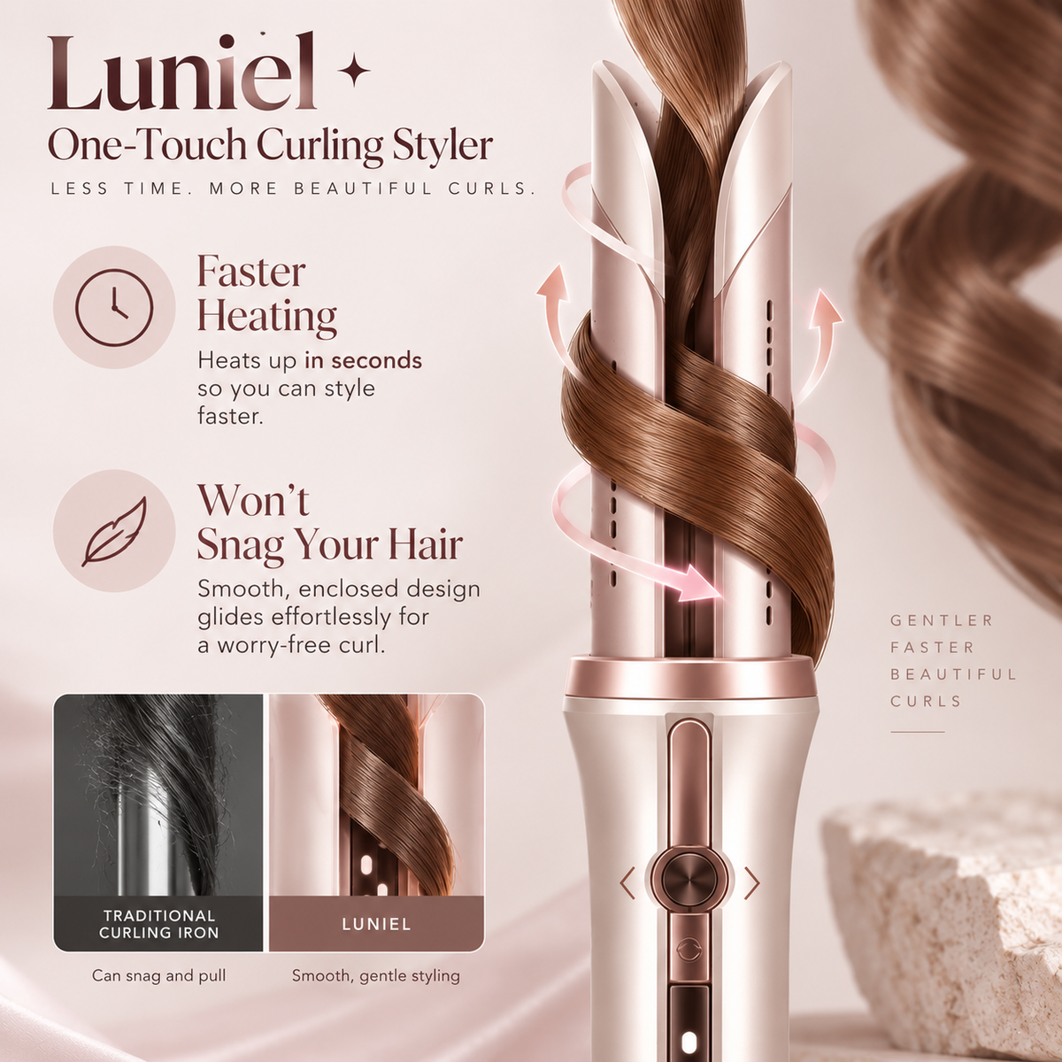 Luniel One-Touch Curling Styler